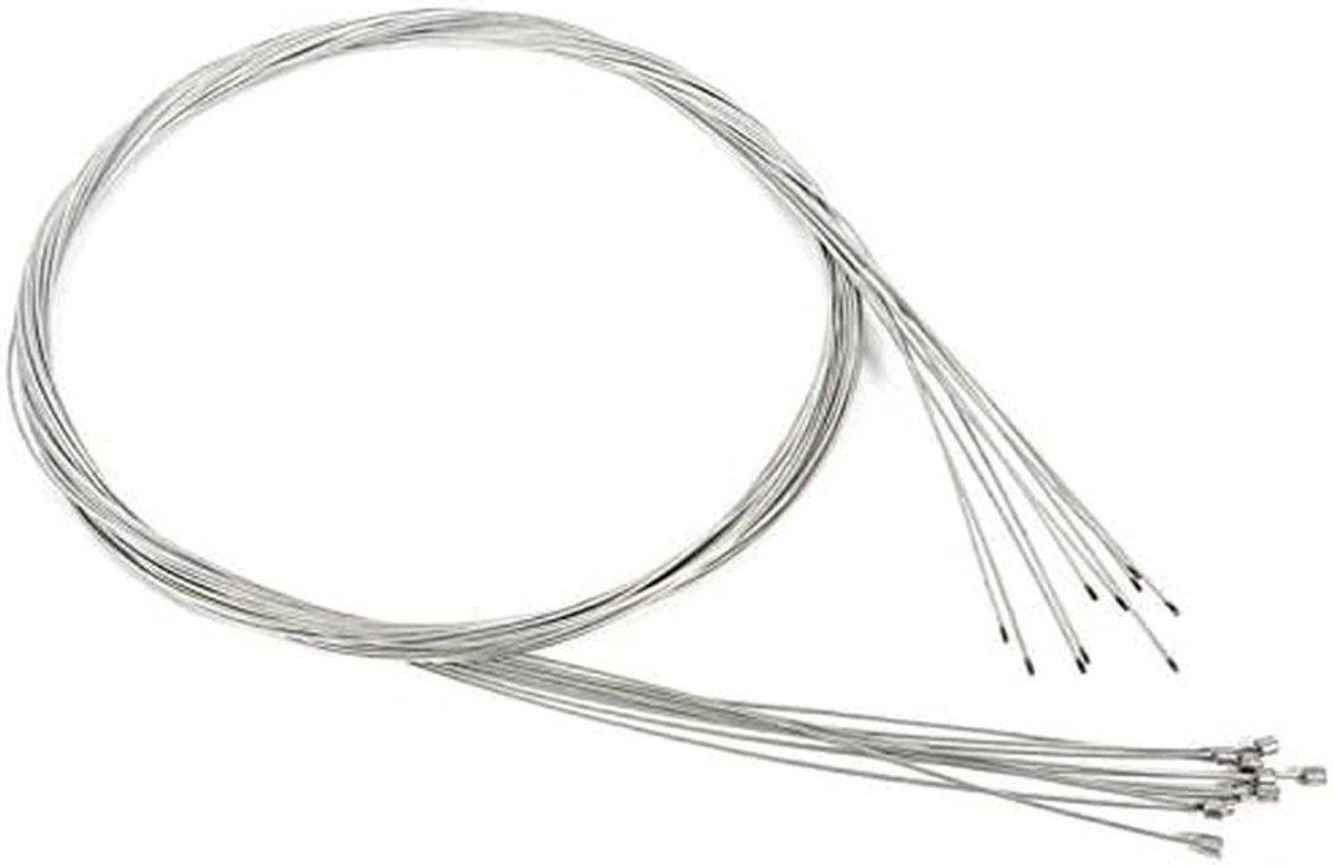 10x Fiets Schakel­kabel Versnelling Kabel 2 Meter Gegalvaniseerd Staal voor Mountainbike en Vouwfiets