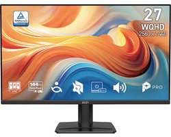 MSI PRO MP275Q E14 - QHD Monitor - 144hz - 27 inch - Speakers