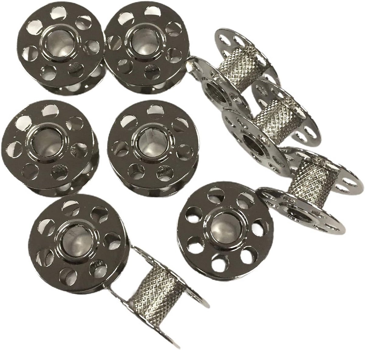 Set van 10 Metalen Spoelen voor Diverse Naaimachines - Type 0115367T