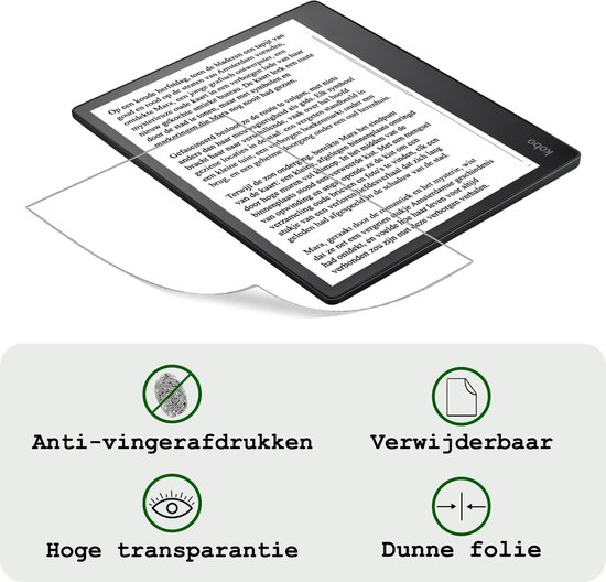 Screenprotector Folie Geschikt voor Kobo Elipsa 2E Screenprotector Bescherm Folie - Screenprotector Folie Geschikt voor Kobo Elipsa 2E Screen Protector Screen Cover - 2 Stuks — afbeelding 3