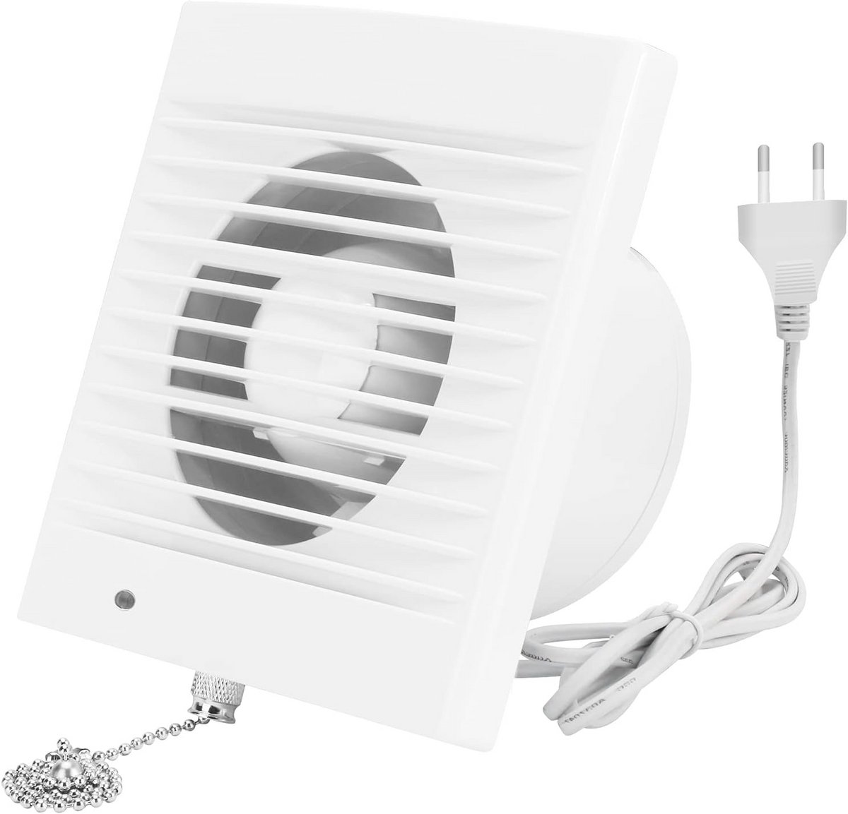 Afzuigventilator 150 mm met Terugslagklep voor Badkamer, Keuken en Garage
