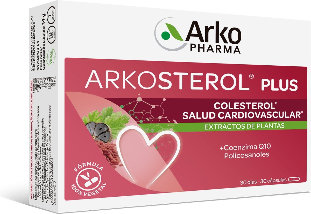 Arkosterol plus 30 capsules|Arkosterol plus 30 capsules|Arkostérol plus 30 capsules