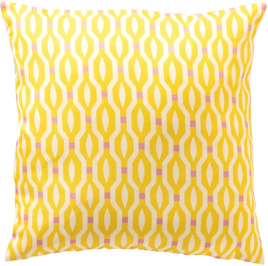 ROCKET - Coussin d’extérieur 45x45 cm - Déperlant et résistant aux UV - Quince - Jaune