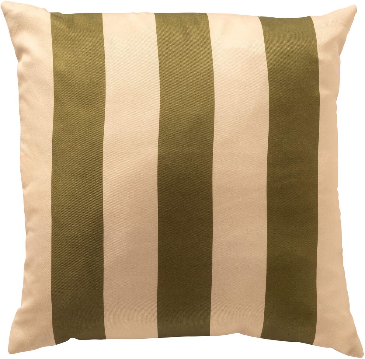 Textino - APOLLO - buitenkussen 45x45 cm - gestreept - Olive Branch - groen, beige