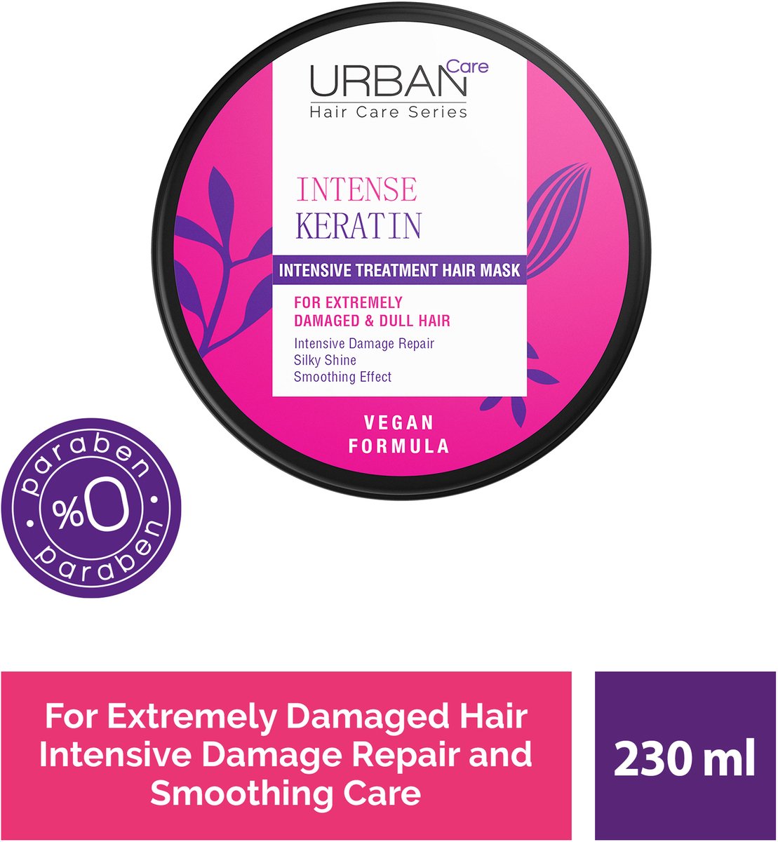 Urban Care - Intense & Keratin Intensief Haarmasker - 230 ml
