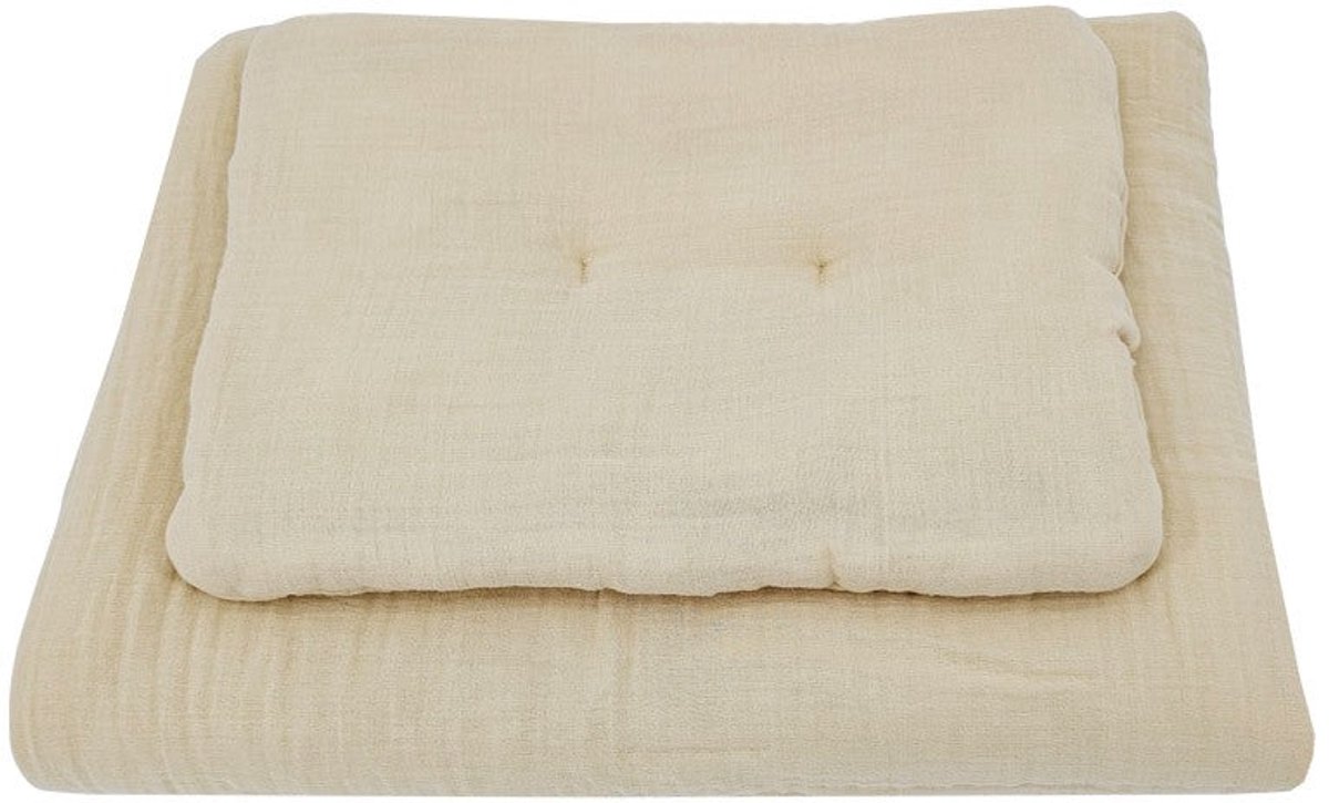 Muslin cot bedding set HONEY