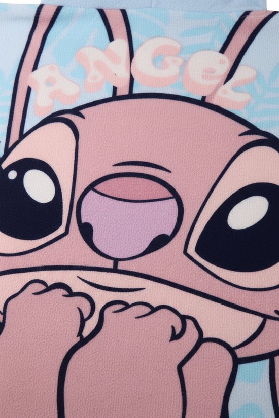 Lilo en Stitch Badponcho - 55 x 110 cm. - Sneldrogend - Disney - Handdoek met capuchon van Merkloos — afbeelding 3
