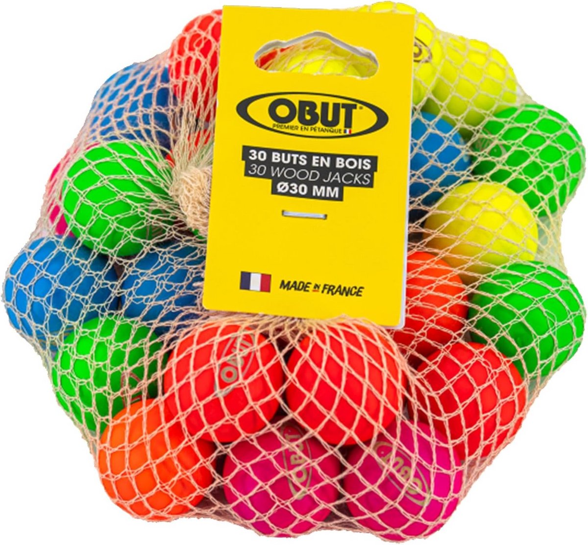 Set van 30 Houten Petanque Doeltjes - Universeel Geschikt