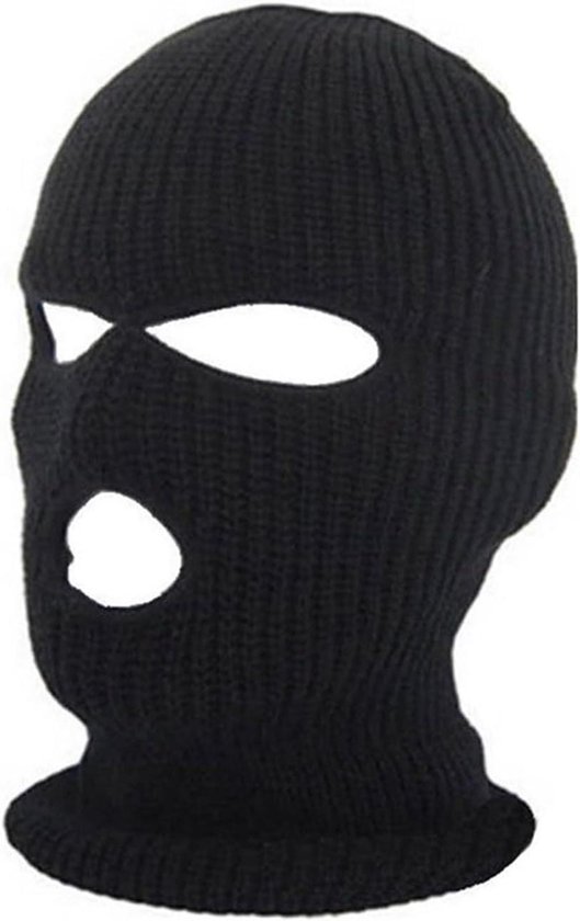 Skimasker voor de winter, warme bivakmuts met 3 gaten voor outdoor sporten