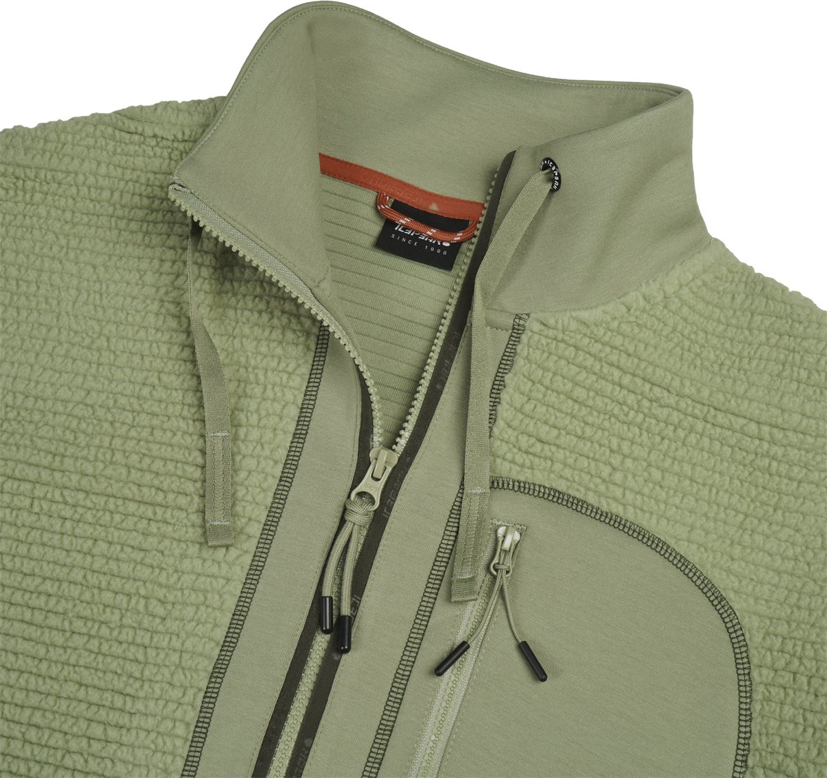 Icepeak Agene Midlayer Dames Lange rits fleece Light Lichtgroen
