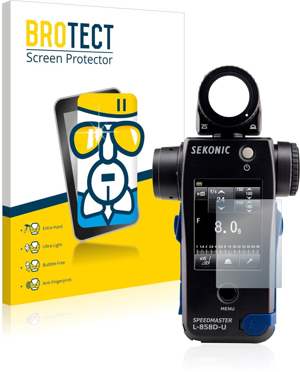 Screenprotector voor Sekonic L858D Beschermglas transparant