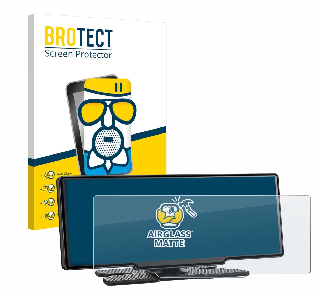 BROTECT - Screenprotector voor Avylet RC11 8.1" - Folie Beschermfolie Beschermglas matte