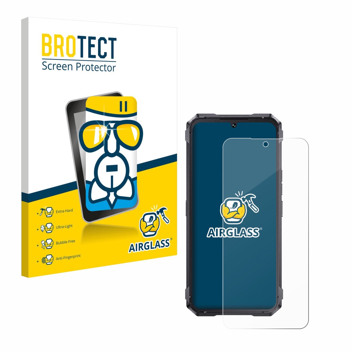 Screenprotector voor Cubot King Kong 11 Beschermglas transparant