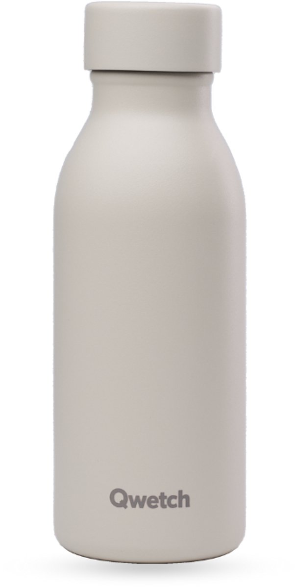 Qwetch - Isothermische fles - Icon Matt Zand- 350ml