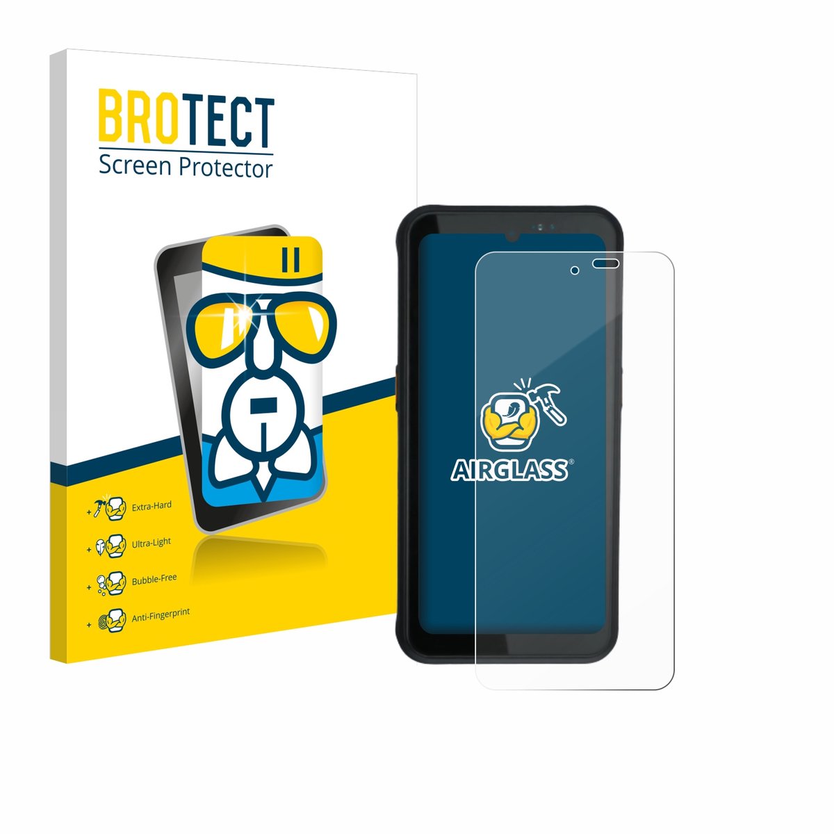 Screenprotector voor Bartec SP9EX1 Beschermglas transparant