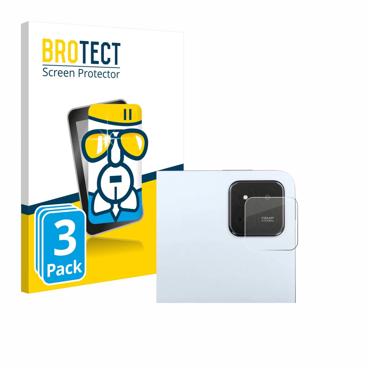 Screenprotector 3 Stuks voor Xiaomi Pad 7 (ALLEEN Camera Lens) Beschermglas transparant