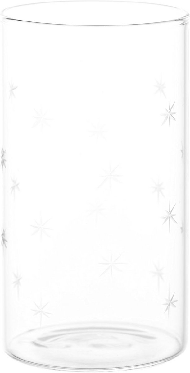 Set van 6 Grote Glazen Galaxy Lichtgewicht Borosilicaat Glas 345ml