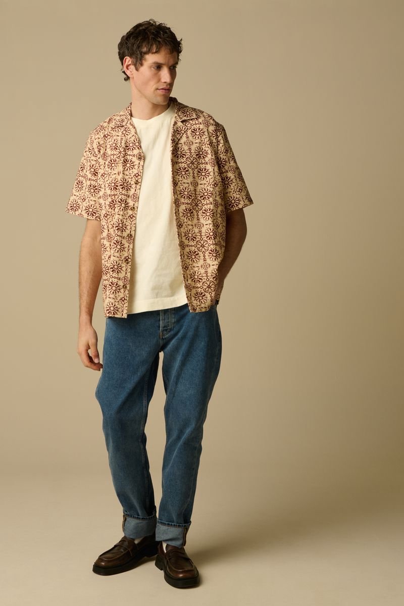 Sissy-Boy - Beige overhemd met print