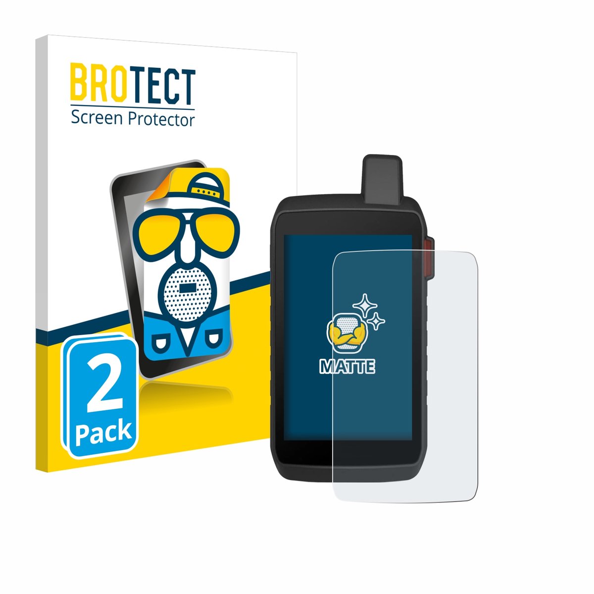BROTECT - Screenprotector voor Garmin Montana 760i - Folie Beschermfolie matte 2 Stuks