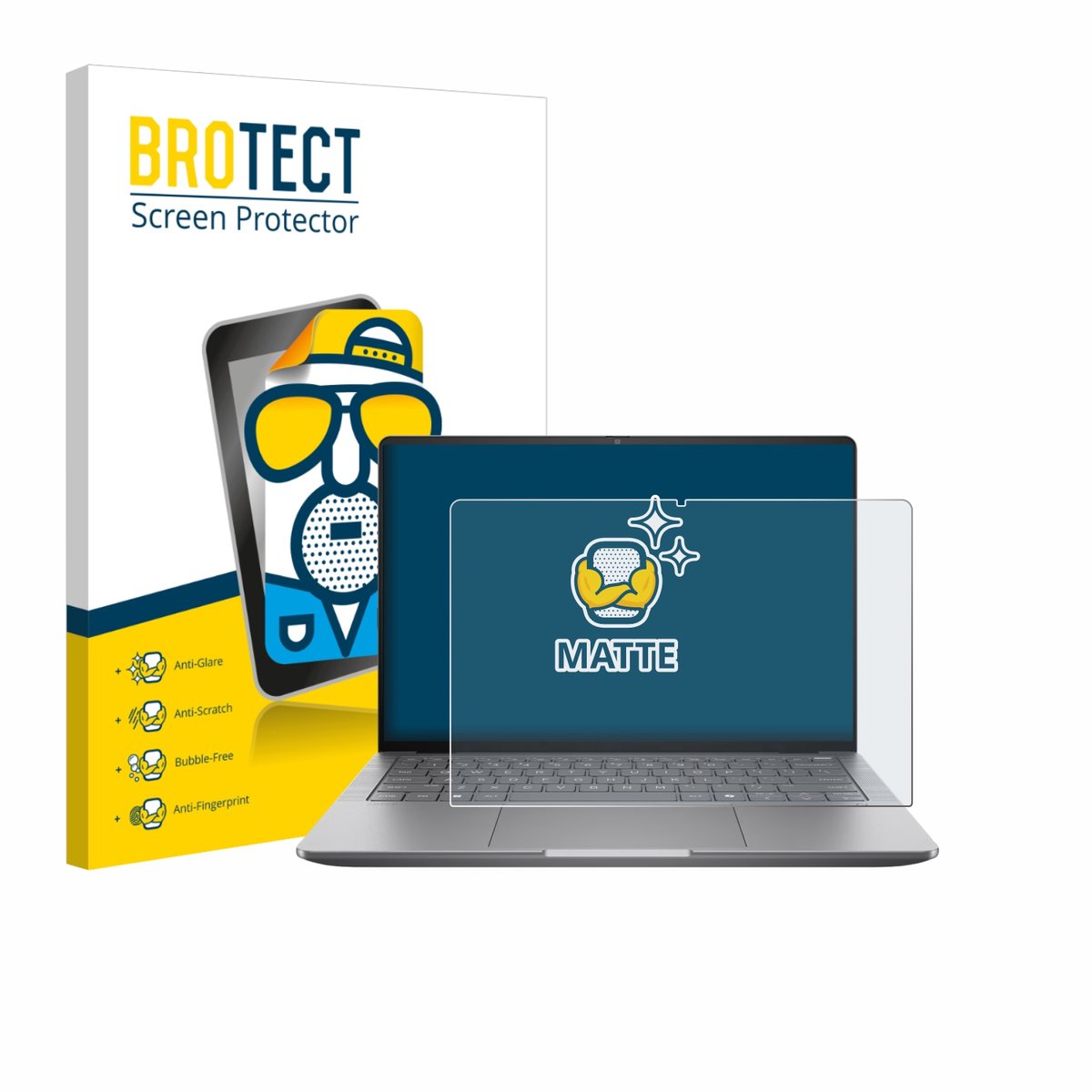 BROTECT - Screenprotector voor HP Zbook Ultra G1a 14" - Folie Beschermfolie matte