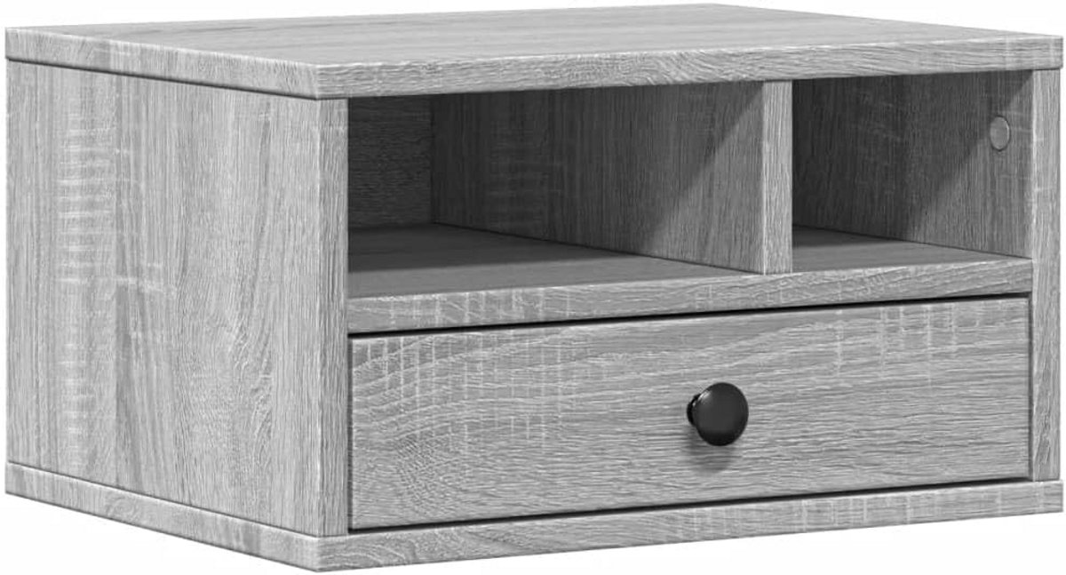 Printerkastje met Opbergvakken - Bureau Organizer voor Printer en Kantoorartikelen