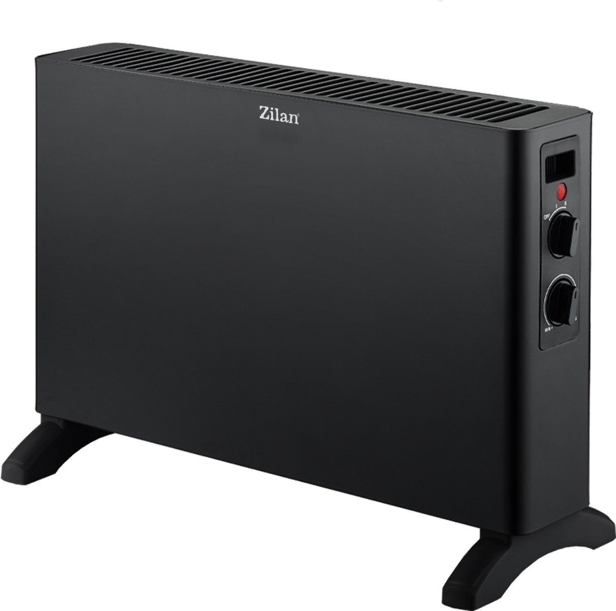 Zilan Convectorkachel 2000W – Elektrische Kachel met Thermostaat & 2 Warmtestanden – Vrijstaand, Stil & Draagbaar