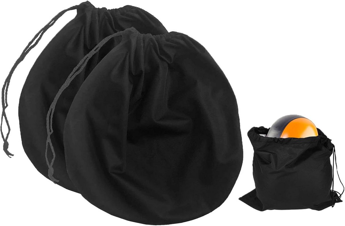 2x Universele Helmtas - Draagtas voor Motorhelm, Fietshelm of Paardrijhelm - Set van 2 Stevige Sporttassen