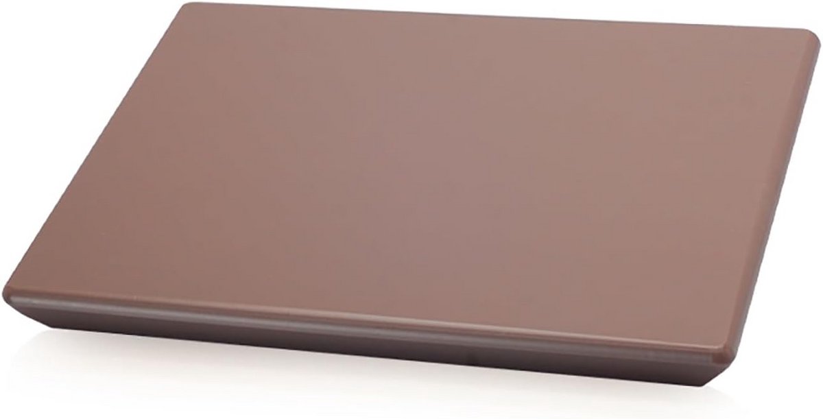 Professionele Snijplank Keuken - Hittebestendig Polyethyleen - 20x20x1.5 cm Bruin