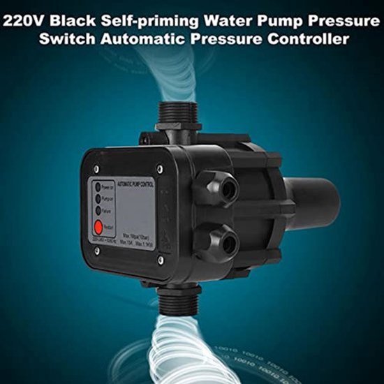 karzo-waterpompregelaar-220v-zwart-zelf-aanzuigende-waterpomp
