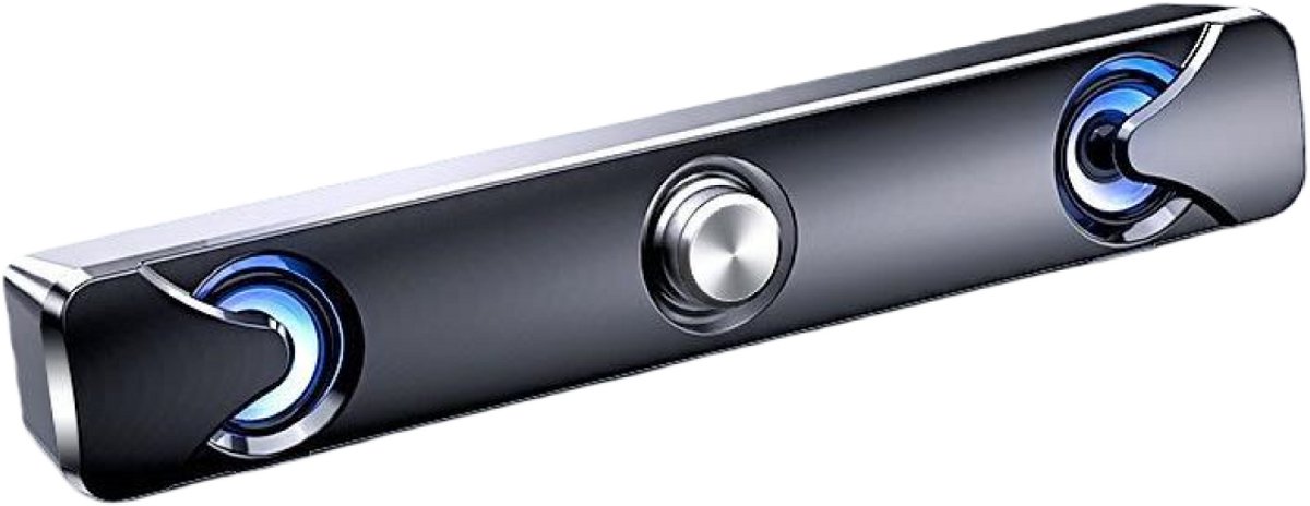 longziming Usb Soundbar met Krachtig Stereo Geluid voor Pc - longziming - €32,52