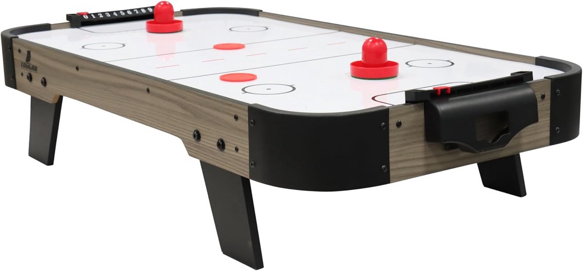 Mini Airhockey Tafel 3ft - Elektrisch en Compact Tafelspel met Accessoires