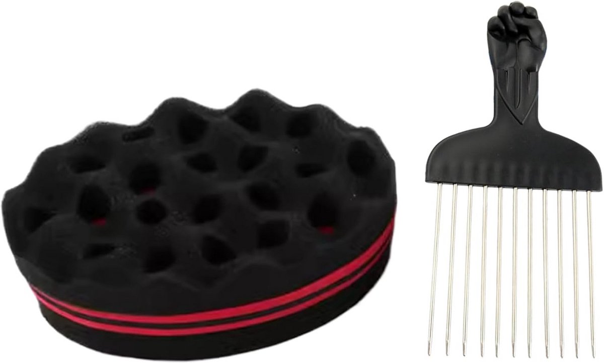 Dreadlock Spons en Borstel voor Volume en Golfvorming in Haar