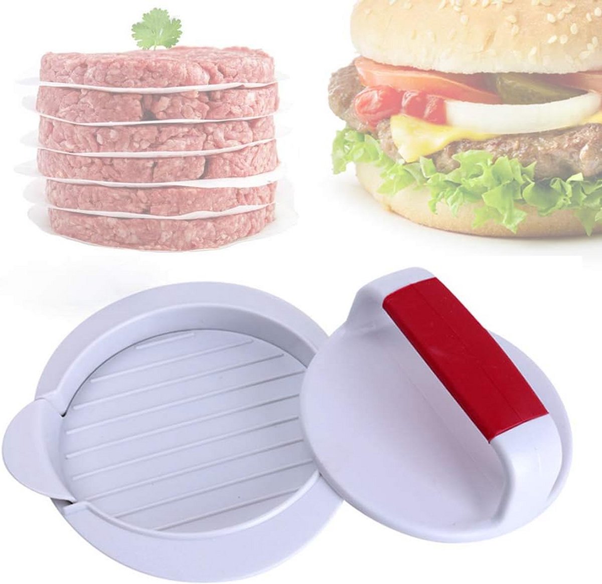 Hamburgerpers Patty Maker Vorm voor Perfecte Burgers