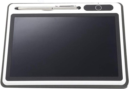 Foto: Schrijfbord met accu en lcd scherm voor handschrift digitaal tekenen notitieboek elektronisch notepad zwart 