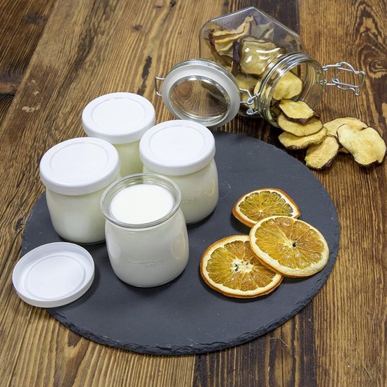 MIRA® Yoghurtmaker - Citruspers - Ijsmachine - Wit/Grijs - 17cm x 20cm x 22cm van Merkloos — afbeelding 2
