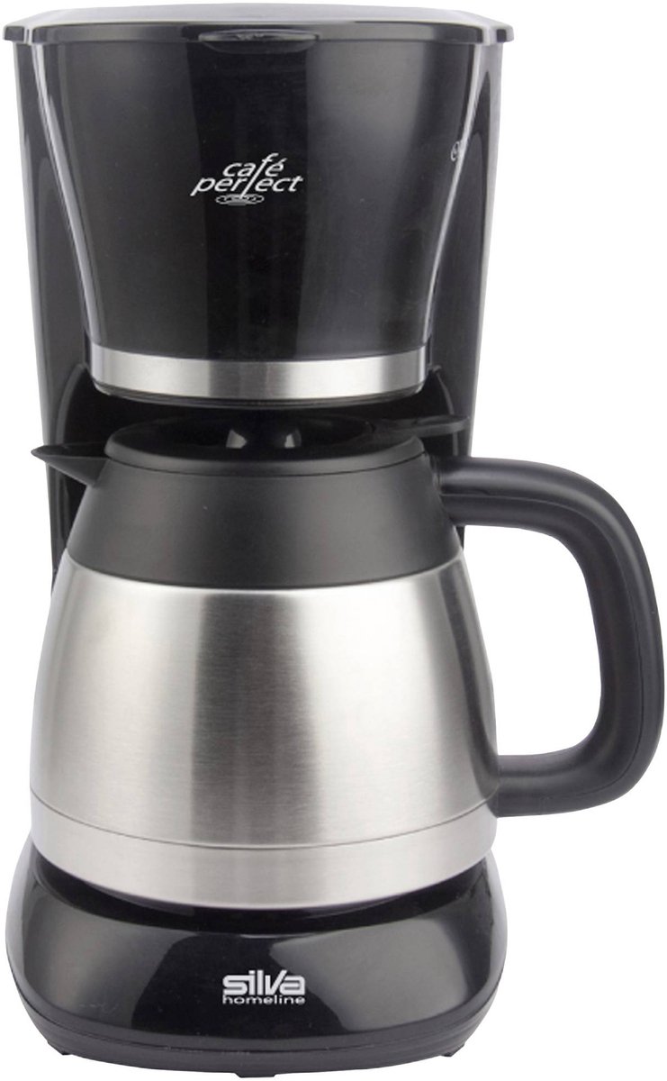 Silva Homeline KA-T 4505 sw Koffiezetapparaat Zwart, Inox Capaciteit koppen: 10 Met thermoskan