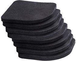 Anti-vibratiepads voor huishoudelijke apparaten - Geluidsabsorberend, rubberen voetpads, trillingsdempers (8 stuks)