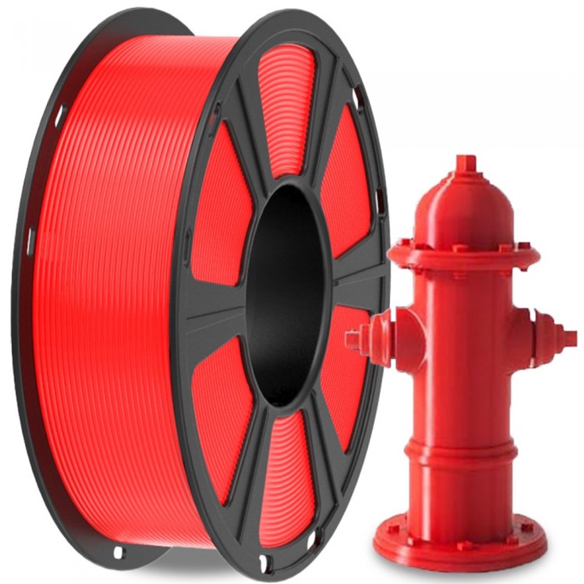 GEEETECH Filament PLA Red/ Rood 1.75mm 1kg 3D Printer Filament
