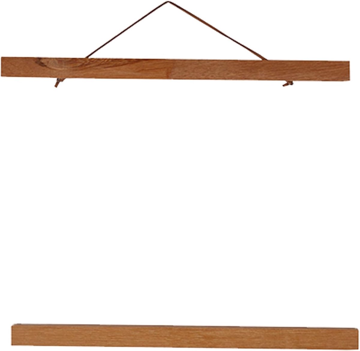 Poster Hanger Frame - Magneet Hanger - Muren Decoreren - Sterke Magneten - 30 Cm - Licht Hout