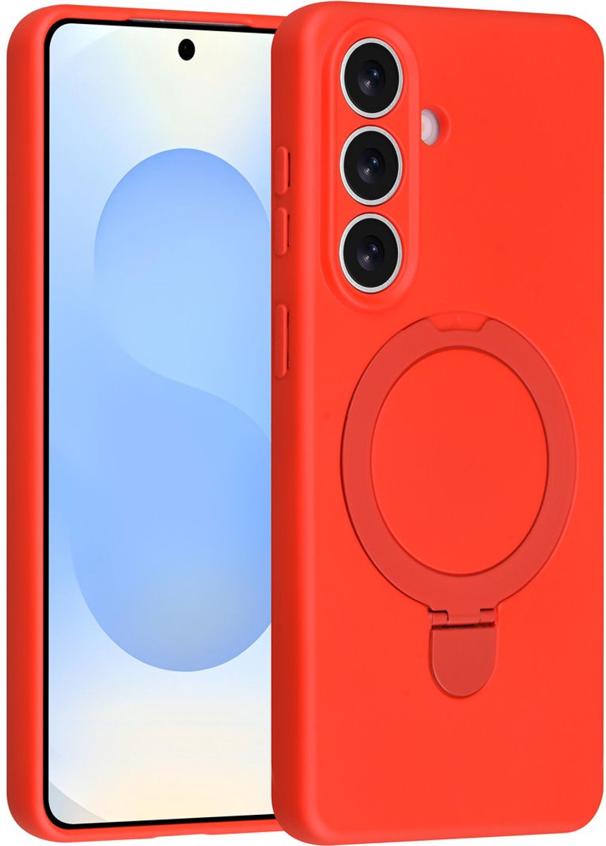 TUNIQ telefoonhoesje voor Samsung Galaxy S26 Plus - met ringhouder - Classic Rood