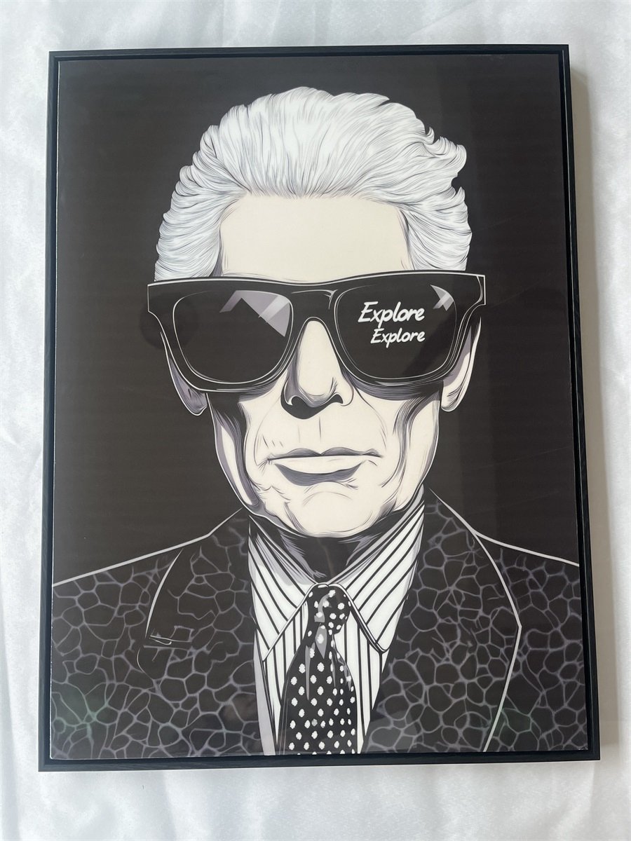 Schilderij Karl Lagerfeld 60x80cm