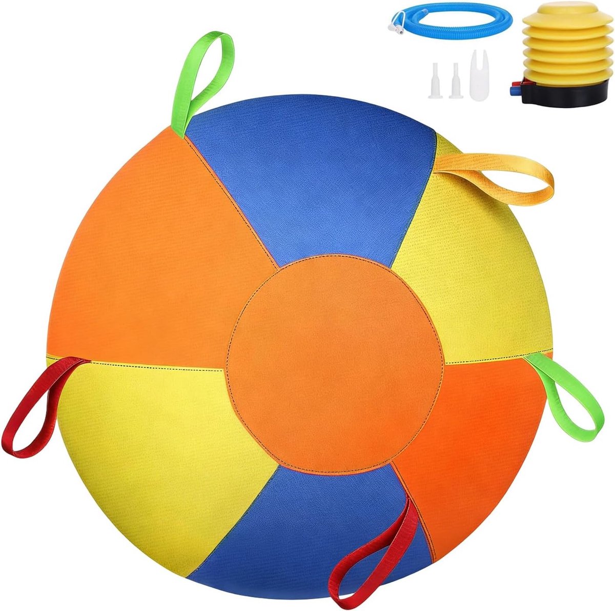 Drijvende Hondenspeelbal - Interactief Hondenspeelgoed - Buiten Spelen - Scheurwerend Materiaal - 17 x 13 x 10 cm - Kleurrijk