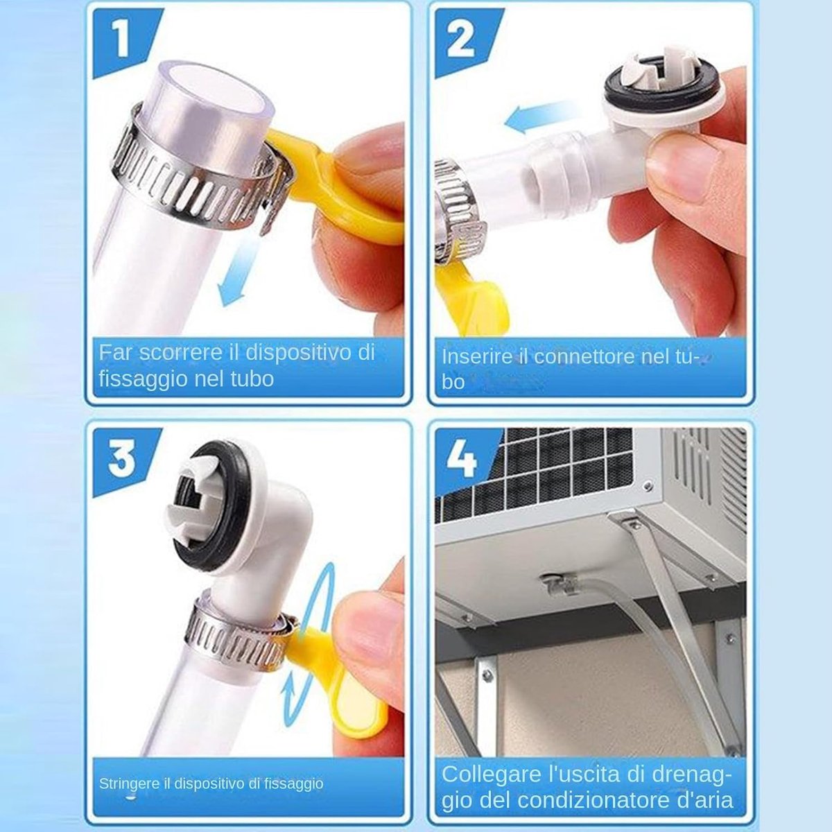 Afvoerluchtset Airco - Afvoerslang Condens - Airco Ontwatering - 15mm Aansluiting Waterdicht - 18 Meter Lengte thumbnail 4