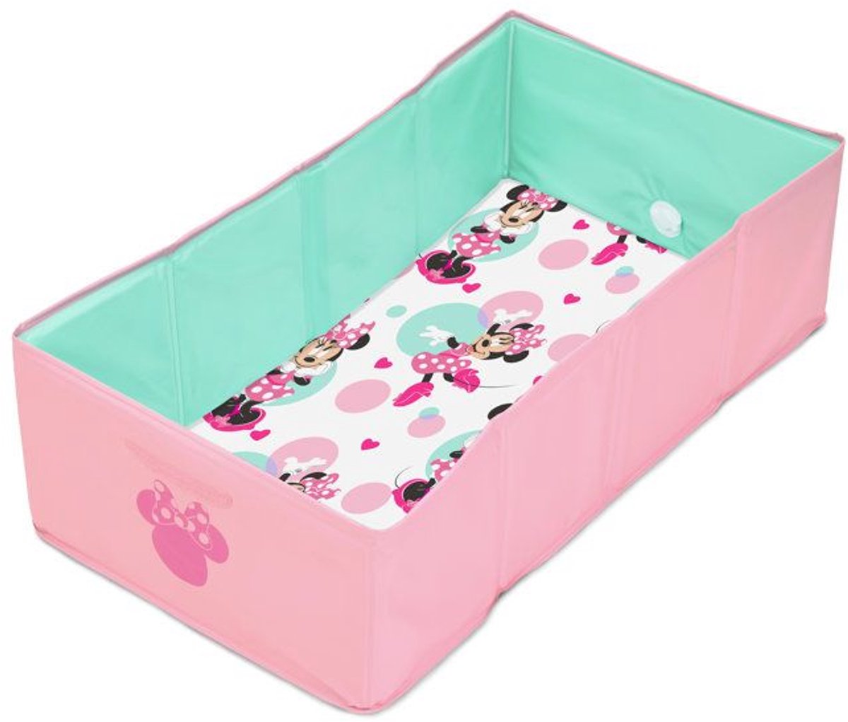 DISNEY BABY - MINNIE, Opvouwbaar babybad - Nomad - Waterdichte voering - Makkelijk schoon te maken - Makkelijk afvoer