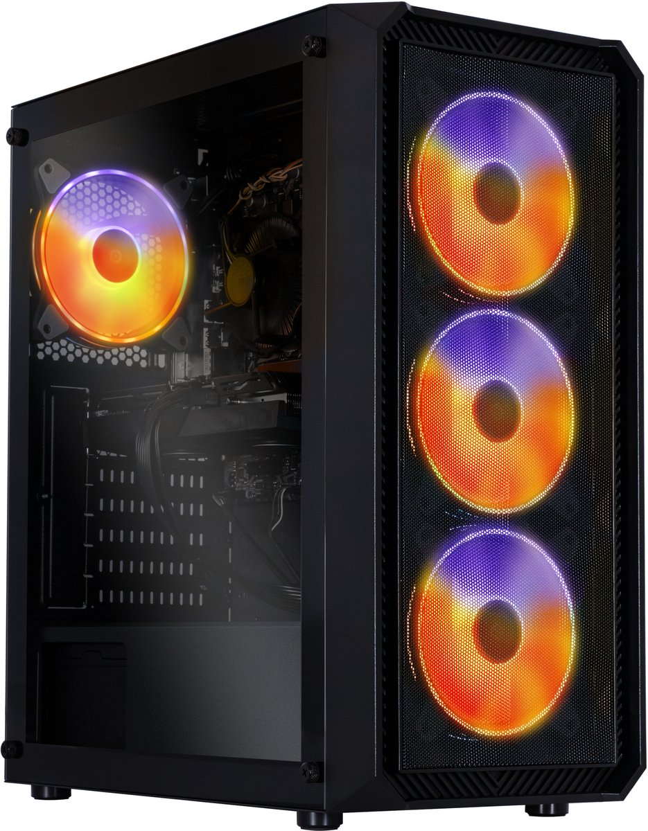 SMX® Battlestation M1A – AMD Ryzen 5 7600 - RTX 5070 - 32GB RAM - 1 TB SSD - ARGB-verlichting - Windows 11 – Gaming-PC