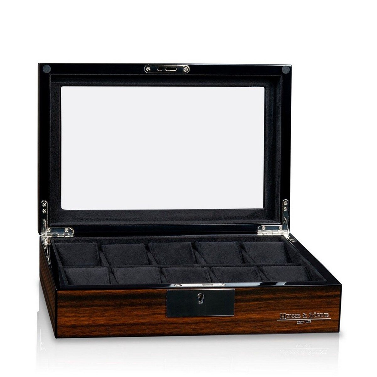 Heisse Söhne - 70019-196.159 - Horlogebox - voor 10 Horloges - Tenor 10 - Ebony