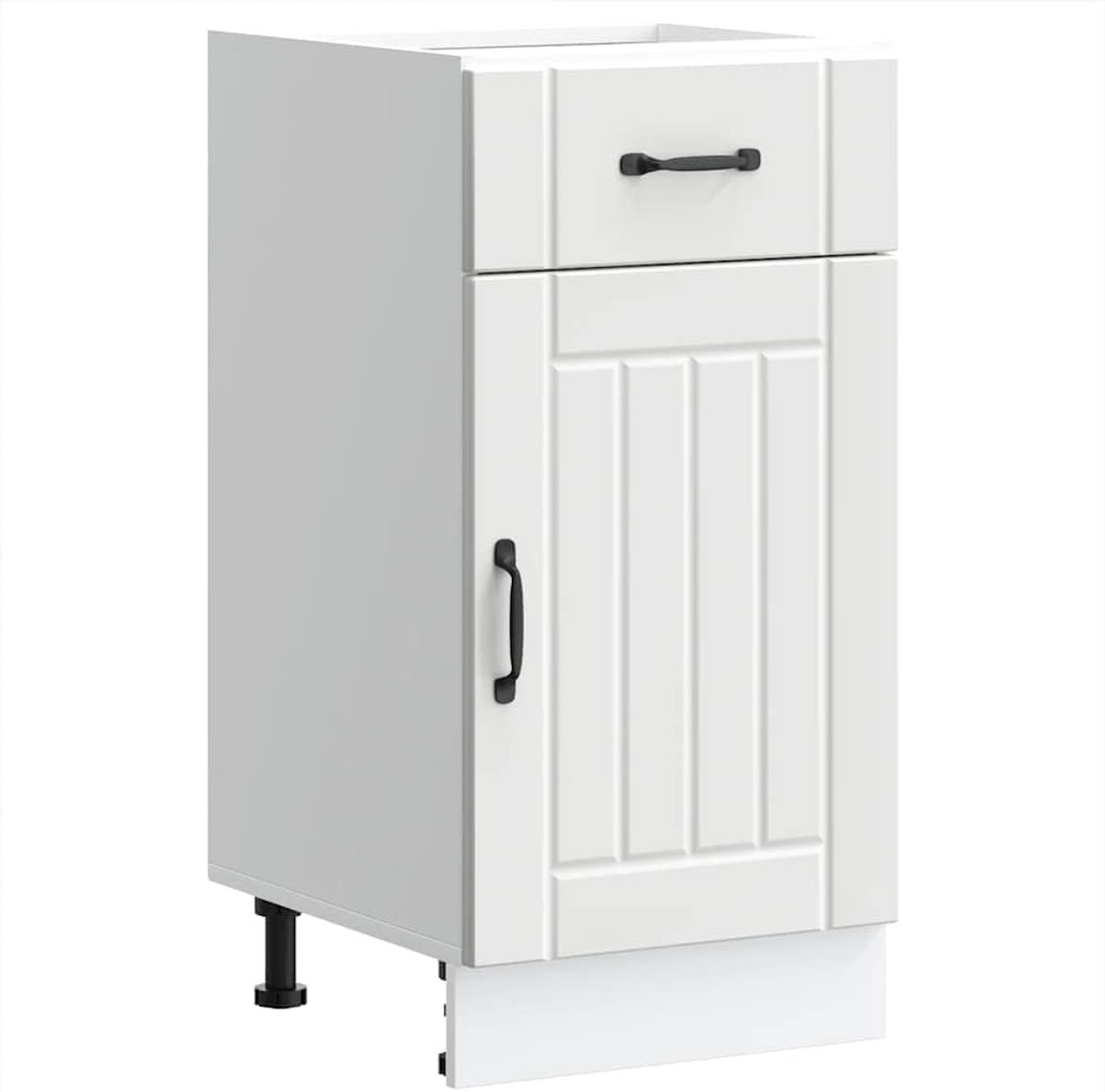 Keukenonderkast - Keukenmeubel - Keukenruimte Optimaliseren - Verstelbare Poten - 40x46x81cm - Wit