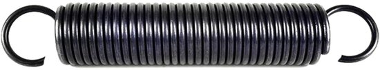 Spanveer - Verenstaal veer - Uitbreiding toepassingen - Dubbele haak - 17mm x 250mm