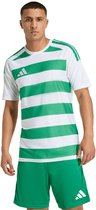 adidas T-shirt Heren Hooped 26 Jersey Wit-Groen - Maat M
