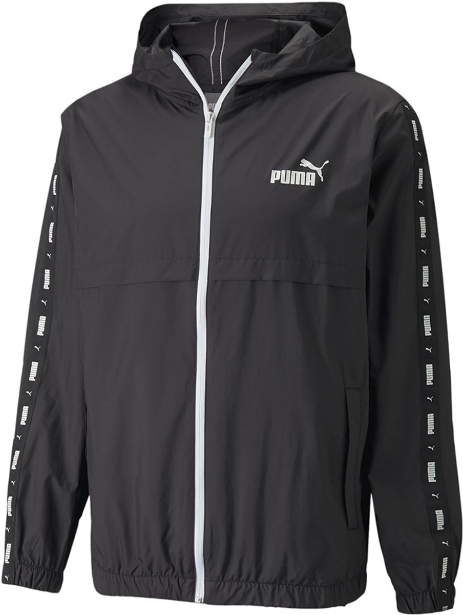 Puma Jas Heren ESS+TAPE Windbreaker Zwart